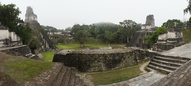 Tikal North Acropolis - Great Plaza, Tikal